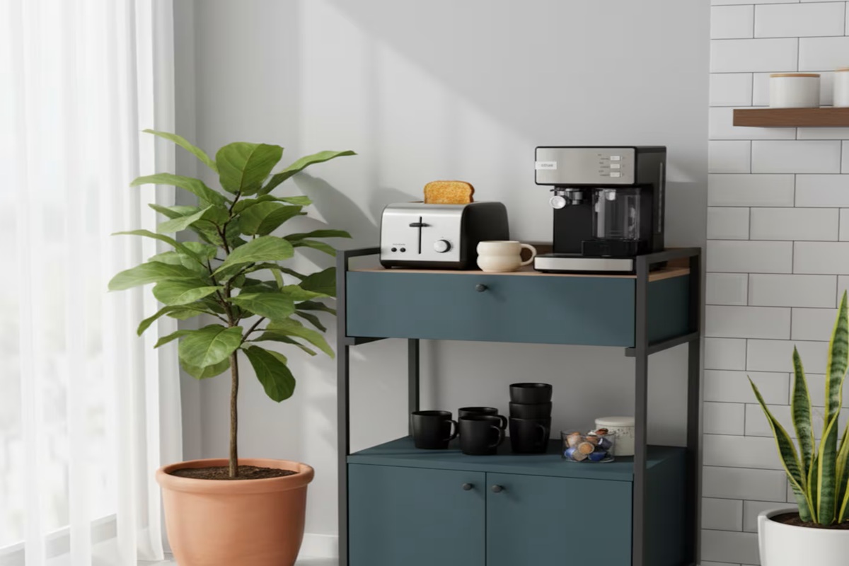 Auf Wiedersehen, Kaffeemaschine und Toaster auf der Küchenarbeitsplatte: ein Trend, der Platz spart und multifunktional ist