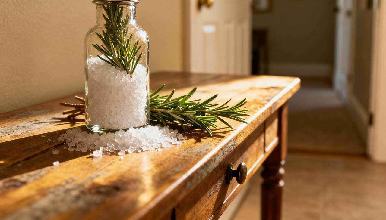 Rosmarin und grobes Salz: Warum sollte man sie in einem Glasbehälter im Haus aufbewahren?